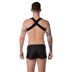 Barcode Berlin Short Byron Laboratory Noir-Jaune fluo